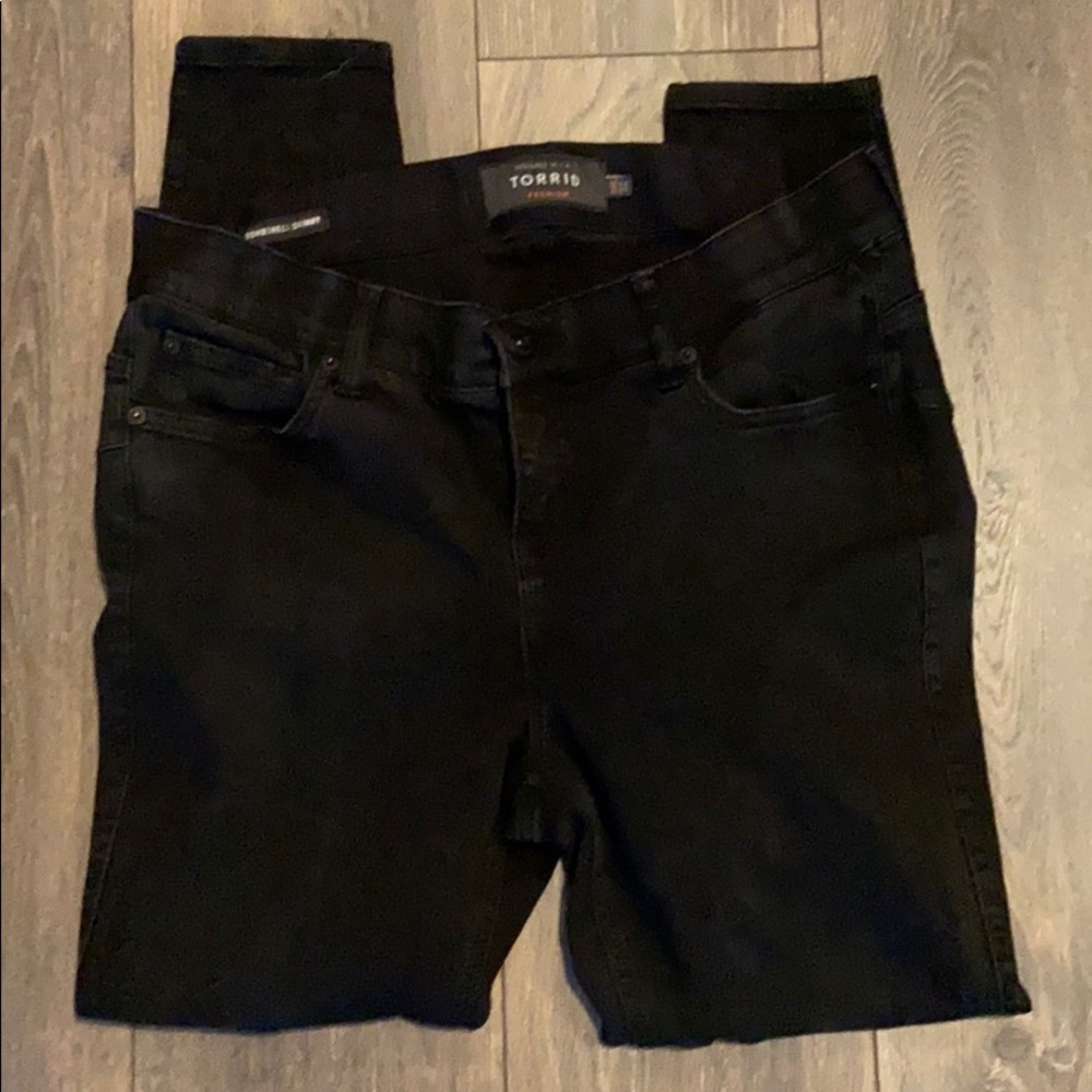 Torrid Jeans, Black, Bombshell Skinny, 14R